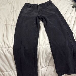 SHEIN high rise black jeans flare.